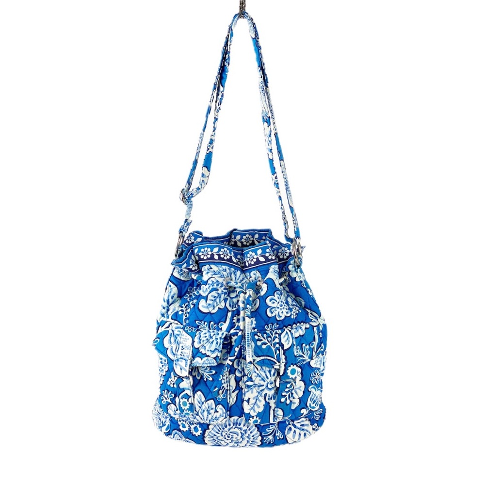 Vera Bradley Drawstring Crossbody in Blue …